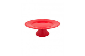 Prato c/ Pé 34,5 Vermelho