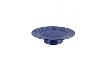 Prato c/ Pé 34 Azul Madruga