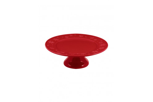 Prato c/ Pé 33,5 Vermelho