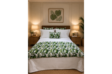 Plaid Acolchoado Folha