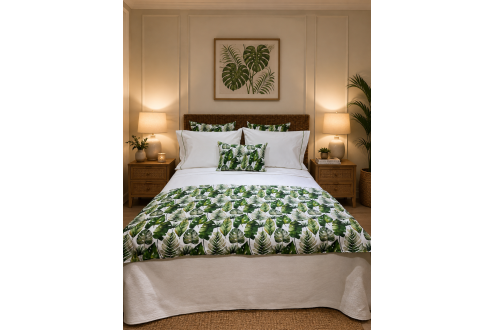 Plaid Acolchoado Folha